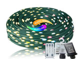 Christmas Rope Lights,1000LED/328Ft Outdoor Decorative String Strobe with 8 Modes/Remote/IP67 97753394