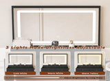 New Large Mirror Vanity Desk for Bed room , Modern Makeup Vanity Set with Power Outlet and Hair 39453746