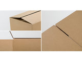 100 Corrugated Paper Boxes 8x6x4"Yellow 55199273