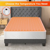 75 X 39 Electric Heated Mattress Pad with Adjustable Temperatures 10 H Timer 46839340