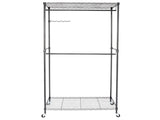 Closet Organizer Garment Rack Clothes Hanger Home Shelf Heavy Duty Furniture 06730043