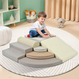 7-Piece Soft Foaming Blocks for Toddlers,Soft& Crawl Playset Indoor, Soft Play Equipment N710P170357E