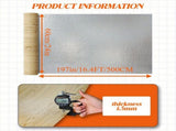 3D Retro Laminate Vinyl Flooring Roll, Peel and Stick Linoleum Wood Grain, Vinyl Plank Floor Tiles, 97414543