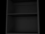 Zachary Black 5-Shelf Slim Bookcase B062P175813