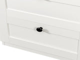 2-in-1 Coat Rack and Nightstand,Wood Bedside/Entryway Storage Organizer with Drawer & Hooks, W331P280719
