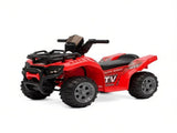 Red 6V Battery-Powered Kids ATV Sturdy 4-Wheel Quad Ride-On Toy with Bright LED Headlights for 84411966