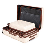 3 in 1 ABS&PC Trolley Box 20in 24in 28in Trolley Box Iron Tie Rod ABSPC Alloy Beige 74017968