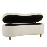 Boucle Flip Top Storage Bench B035P262675