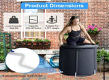 370L Bath Tub for Recovery, 97Gallon Large Cold Plunge Tub with 5-Layers Insulation, Portable 53236881