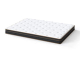 12 Inch King Mattress, Innerspring Mattress with Black Gold Trim & White Cover - Medium Firm 95005812