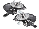 Pair Front Steering Knuckle & Hub Bearing Assembly Replacement for Honda Civic 2012 1.5 1.8L 79495917