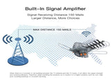 28-36dB 360&deg UV Dual-band Outdoor Antenna US Plug 66280789