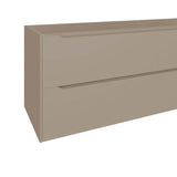 DAX Cenit Single Vanity Cabinet with 2 Drawers 1 Door 48 Inches Matt Moka B2702P227048