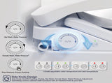 Smart Bidet Toilet Seat with Side Knob Adjustable Heated Seat with Water Temperature and Pressure 35118846