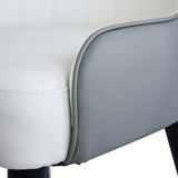 Modern PU sponge-filled dining chair, solid wood metal legs, suitable for restaurants, living rooms W1535119451