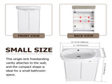 23" Freestanding Bathroom Vanity with Sink, Soft Close Doors W999P206105