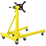 ZNTS Folding Engine Stand 2000 LBS Capacity Motor Hoist 360 Degree Adjustable Mounting Head Dolly Mover 77733033