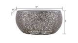 T3502-32 Round Coffee Table in Silver B009140727