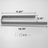 Towel Ring Gun Grey, Bath Hand Towel Square Thicken Space Aluminum Round Towel Holder for Bathroom 49766446