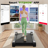 Walking Pad with Incline 5%, Treadmill with APP/Remote Control, 300lbs Capacity Running Machine, 97474005