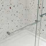 Bypass shower door, sliding door, with 5/16" tempered glass and Polished Chrome finish 6074 W2122P166984
