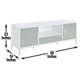 Mirage - TV Cabinet - White B081P157601