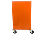 4 DRAWERS MULTIFUNCTIONAL TOOL CART WITH WHEELS-ORANGE 39411737