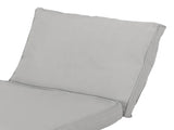 HONOLULU CLUB CHAIR CUSHION SET, BACK CUSHION AND SEAT CUSHION, SILVER, SET OF 2, N775P270231S