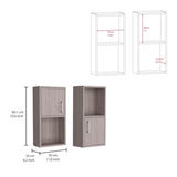 Oba 2-Pc Wall-Mounted Bathroom Medicine Cabinet with Open and Closed Storage B200P188847