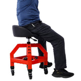 Pneumatic 360 Degree Swivel Mechanics Rolling Creeper Seat, Heavy Duty Rolling Mechanics 85069298