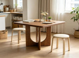 31.5 Inch Square Dining Table for 2 to 4 People, Wood Kitchen Table 05649566