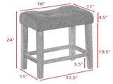Bar Table Set with Power Outlet, Bar Table and Chairs Set, 4 Piece Dining Table Set, Industrial 84493124