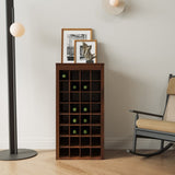 brown walnut color modular 32 wine bar cabinet Buffet Cabinet W331P234975