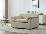 38.11"W Oversized Accent Chair,Comfy Upholstered Reading Chair,Chenille Armchair for Living Room W3189P538195