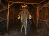 5.8ft Halloween Decorations Outdoor Life Size Animatronics Pumpkin Ghost, Sound-Actived Party Decor 25885340