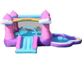 Inflatable Bounce House for Kids 3-8 - Bouncy Castle with Slide, Blower, Water Pool & Ball Pit 47430261