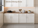 33 Inch White Shaker Double Door Wall Cabinet Solid Wood with 2 adjustable shelves Ready to Assemble T2950P490384