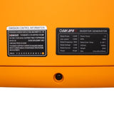3500 Watt Portable Inverter Generator Gas Powered, EPA Compliant with CO SENSOR, Compact and W465P143533