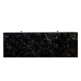 Modern Black 70.87" Computer Desk, Study & Work Desk, Y-Shaped Metal Legs W331P286651