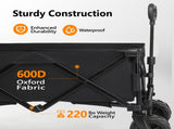 42*22*36inch Black Garden Folding Cart 52903607