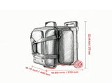 2 Ball Double Roller Bowling Bag with Wheels & Size 16 Shoe Compartment 32289245