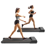 Walking Pad Under Desk Treadmill, LED Display and Remote Control Portable Treadmill for Home and W1362119975