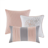 Full/Queen 6 Piece Printed Duvet Cover Set B03597324