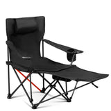 ZNTS 2 Pack 2-in-1 Camping Chair Reclining, Lightweight Folding Camping Chair with Adjustable Backrest & 02370354