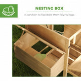 ZNTS Wooden Chicken Coop 21111125