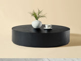 35.43 Inch Modern Round Coffee Table MDF Coffee Table for Living Room,Drum Center Table for W2582P389443
