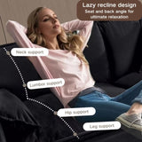 Oversized 41.73" Sofa Chair, Modern Upholstered Armchair with 1 Toss Pillow, Modular Sectional Sofa W3163P269209