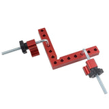 Get Precise Woodworking Results with 6pc Set of 14cm 90 Degree Angles Positioning Squares & Clamps 08803935