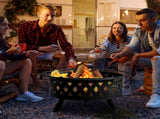 32IN Metal Fire Pit Black 36801333