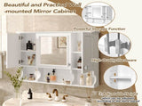 35'' x 28'' Wall Mounted Bathroom Medicine, Modern Bathroom Wall with Mirror, Mirror 91757062